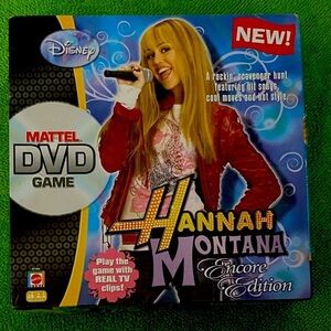 HANNAH MONTANA ENCORE EDITION DVD GAME-New/Factory Sealed.